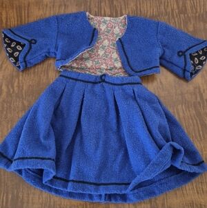 RETIRED Vintage American Girl Pleasant Company Addy Blue School Suit